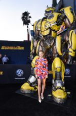 GRACIE DZIENNY at Bumblebee Premiere in Hollywood 12/09/2018
