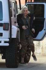 GWEN STEFANI Arrives at a Studio in Los Angeles 12/08/2018