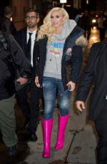 GWEN STEFANI Arrives at Jimmy Kimmel Live in Los Angeles 12/06/2018