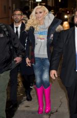 GWEN STEFANI Arrives at Jimmy Kimmel Live in Los Angeles 12/06/2018