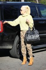 GWEN STEFANI Arrives at Sunday Church Services in Los Angeles 12/16/2018