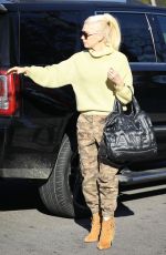 GWEN STEFANI Arrives at Sunday Church Services in Los Angeles 12/16/2018