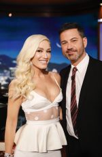 GWEN STEFANI at Jimmy Kimmel Live in Los Angeles 12/06/2018