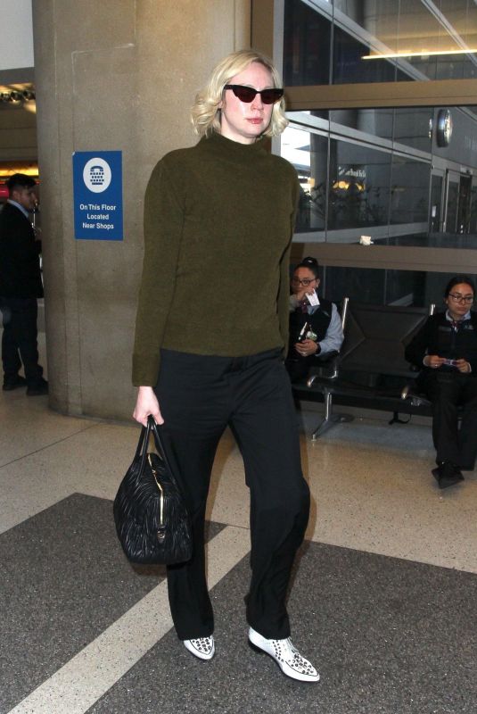 GWENDOLINE CHRISTIE at Los Angeles Intenational Airport 12/12/2018