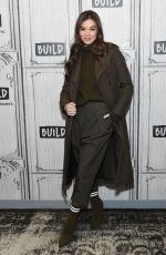 HAILEE STEINFELD at AOL Build in New York 12/18/2018