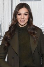 HAILEE STEINFELD at AOL Build in New York 12/18/2018