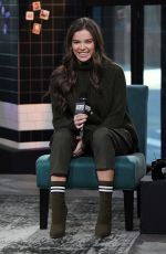 HAILEE STEINFELD at AOL Build in New York 12/18/2018