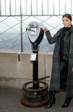 HAILEE STEINFELD at Empire State Building in New York 12/20/2018