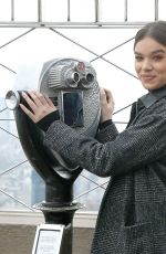 HAILEE STEINFELD at Empire State Building in New York 12/20/2018