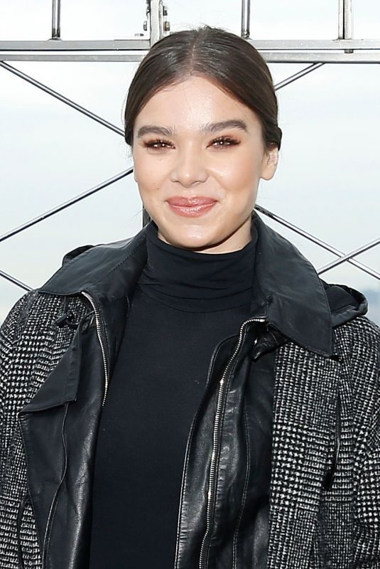 HAILEE STEINFELD at Empire State Building in New York 12/20/2018