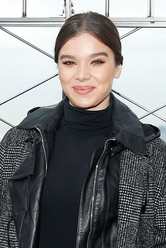 HAILEE STEINFELD at Empire State Building in New York 12/20/2018