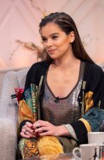 HAILEE STEINFELD at Lorraine Show in London 12/06/2018
