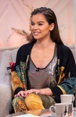 HAILEE STEINFELD at Lorraine Show in London 12/06/2018