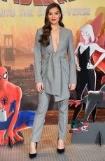 HAILEE STEINFELD at Spider-man: Into the Spiderverse Photocall in Los Angeles 11/30/2018