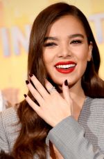 HAILEE STEINFELD at Spider-man: Into the Spiderverse Photocall in Los Angeles 11/30/2018
