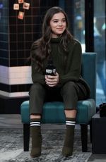 HAILEE STEINFELD in the Set of Aol Build in New York 12/18/2018
