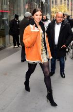 HAILEE STEINFELD Leaves SiriusXM Studios in New York 12/20/2018