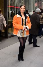 HAILEE STEINFELD Leaves SiriusXM Studios in New York 12/20/2018