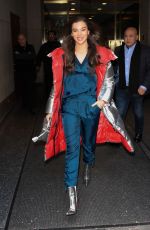 HAILEE STEINFELD Leaves Today Show in New York 12/18/2018