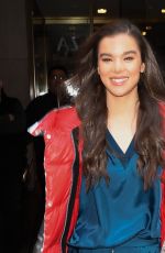 HAILEE STEINFELD Leaves Today Show in New York 12/18/2018