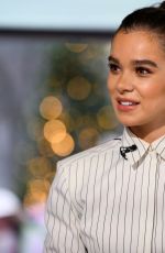 HAILEE STEINFELD on set of Today Show in New York 12/18/2018