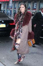 HAILEE STEINFELD Out and About in New York 12/20/2018
