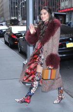 HAILEE STEINFELD Out and About in New York 12/20/2018