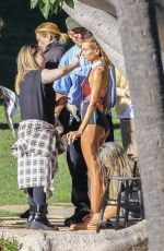 HAILEY and Justin BIEBER on the Set of a Photoshoot in Los Angeles 12/04/2018