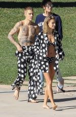 HAILEY and Justin BIEBER on the Set of a Photoshoot in Los Angeles 12/04/2018
