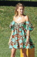 HAILEY and Justin BIEBER on the Set of a Photoshoot in Los Angeles 12/04/2018