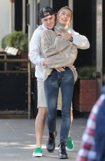 HAILEY and Justine BIEBER at Blue Bottle Coffee in Beverly Hills 11/30/2018