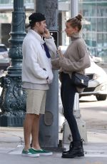 HAILEY and Justine BIEBER at Blue Bottle Coffee in Beverly Hills 11/30/2018