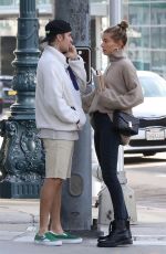 HAILEY and Justine BIEBER at Blue Bottle Coffee in Beverly Hills 11/30/2018