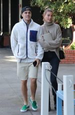 HAILEY and Justine BIEBER at Blue Bottle Coffee in Beverly Hills 11/30/2018