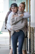 HAILEY and Justine BIEBER at Blue Bottle Coffee in Beverly Hills 11/30/2018