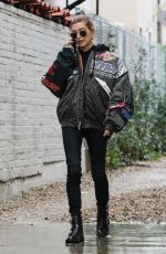 HAILEY BIEBER Heading to a Photoshoot in Hollywood 12/06/2018