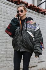 HAILEY BIEBER Heading to a Photoshoot in Hollywood 12/06/2018