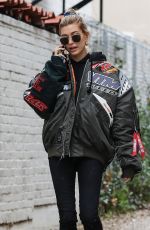 HAILEY BIEBER Heading to a Photoshoot in Hollywood 12/06/2018