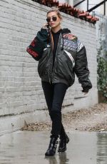 HAILEY BIEBER Heading to a Photoshoot in Hollywood 12/06/2018