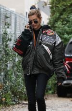 HAILEY BIEBER Heading to a Photoshoot in Hollywood 12/06/2018