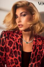 HAILEY BIEBER in Vogue Magazine, Arabia December 2018