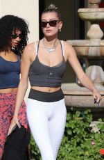 HAILEY BIEBER Leaves a Yoga Class in West Hollywood 11/30/2018