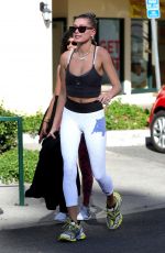 HAILEY BIEBER Leaves a Yoga Class in West Hollywood 11/30/2018