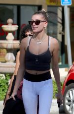 HAILEY BIEBER Leaves a Yoga Class in West Hollywood 11/30/2018