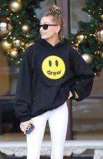 HAILEY BIEBER Leaves Montage Hotel in Beverly Hills 11/30/2018
