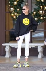 HAILEY BIEBER Leaves Montage Hotel in Beverly Hills 11/30/2018