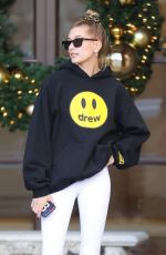 HAILEY BIEBER Leaves Montage Hotel in Beverly Hills 11/30/2018
