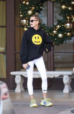 HAILEY BIEBER Leaves Montage Hotel in Beverly Hills 11/30/2018
