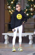 HAILEY BIEBER Leaves Montage Hotel in Beverly Hills 11/30/2018