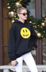 HAILEY BIEBER Leaves Montage Hotel in Beverly Hills 11/30/2018